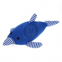 Blue stuffed dolphin