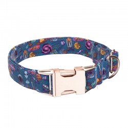 April & June Blue Alien Collar