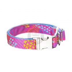 April & June Pink Neon collar